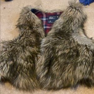 American Eagle Fur Vest